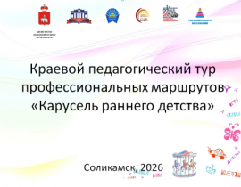 Итоги педагогического тура профессиональных маршрутов «Карусель раннего детства»
